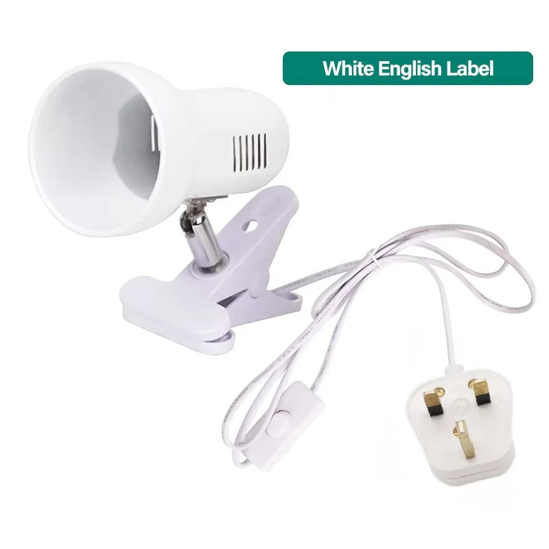 E27 360 Degree Turtle Reptile Heat Lamp Holder Aquarium Tank