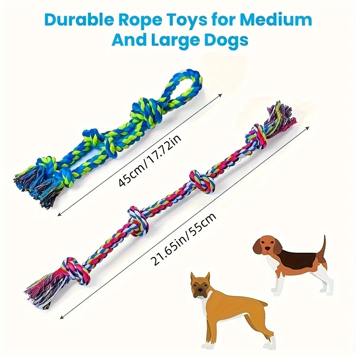 Indestructible Knot Dog Toy