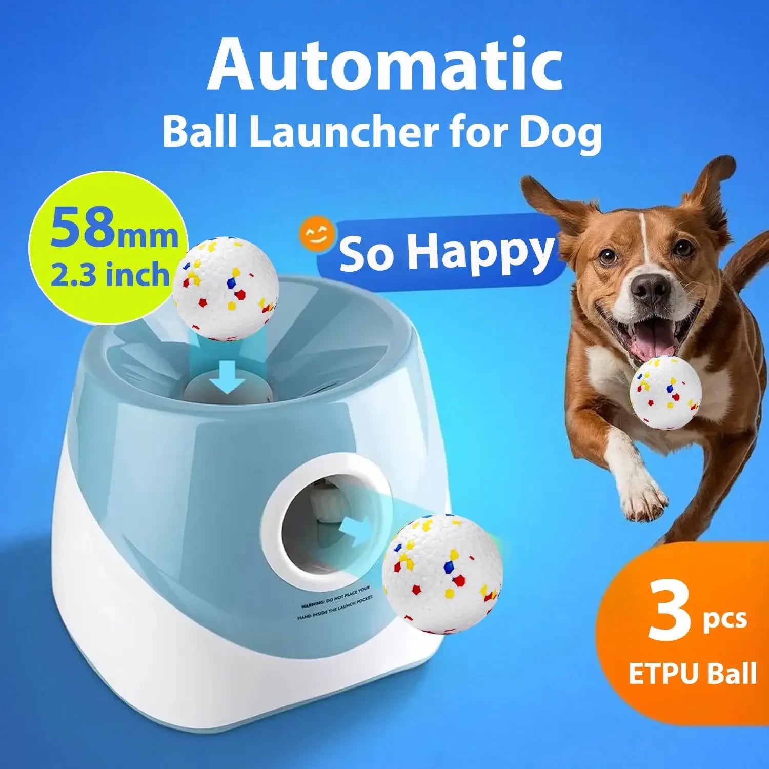 Smart Tennis Ball Launcher – Nonstop Fun for Your Dog!