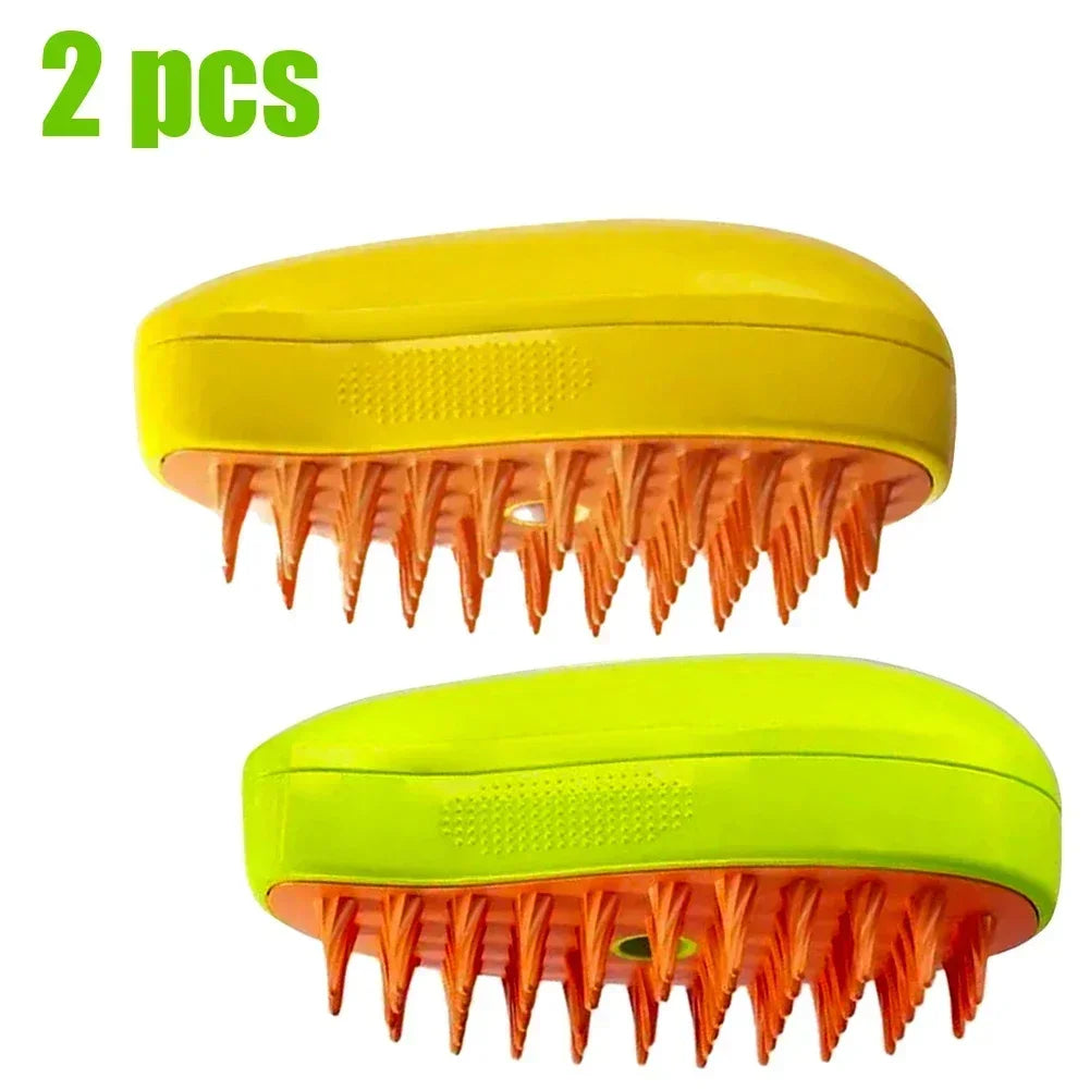 Steamy Pet Brush – 3-in-1