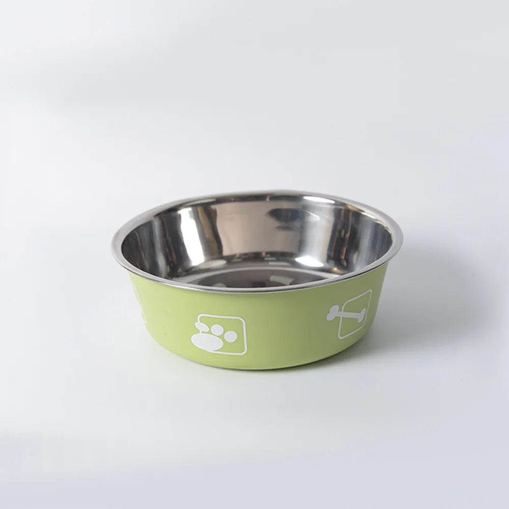 Stainless Steel Pet Bowl Double Layer
