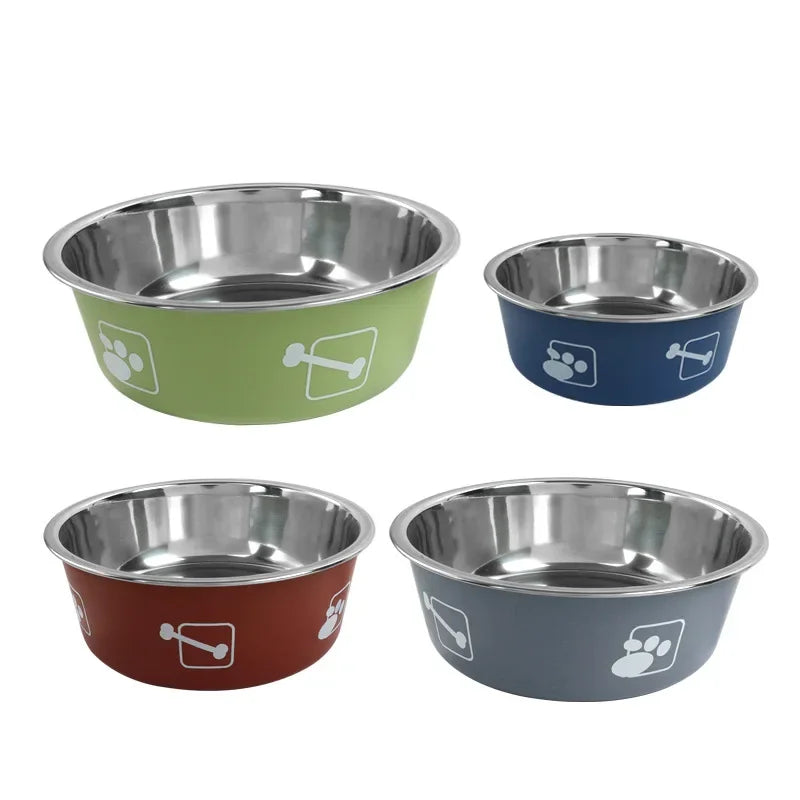 Stainless Steel Pet Bowl Double Layer