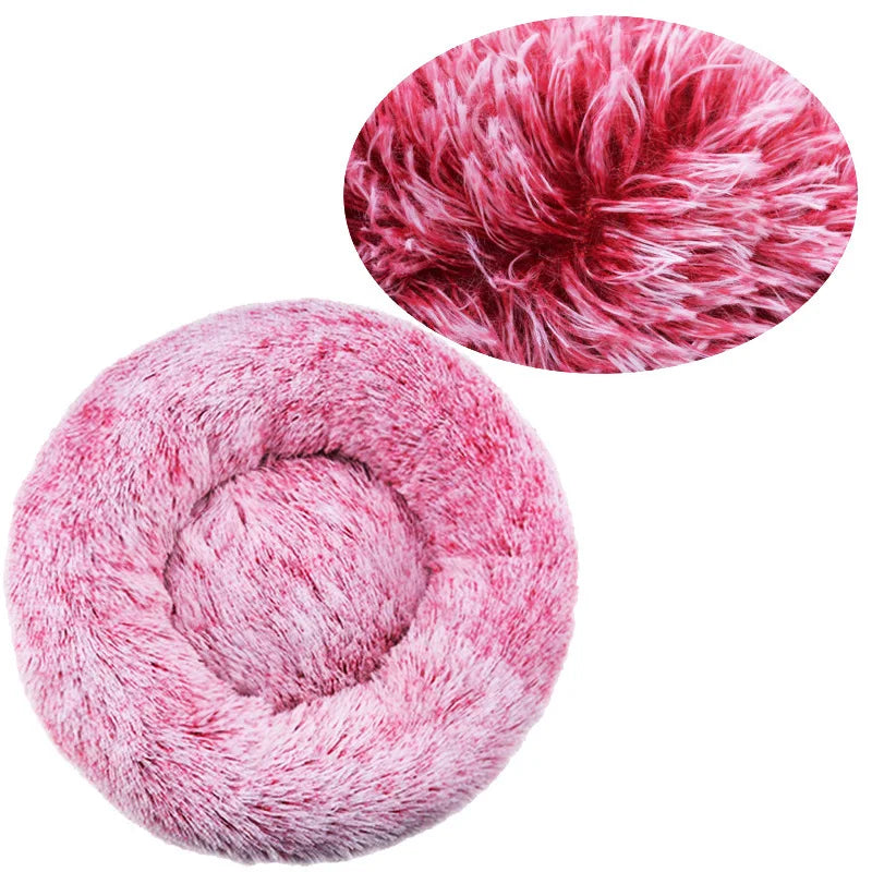 40-90cm Fluffy Dog Bed For