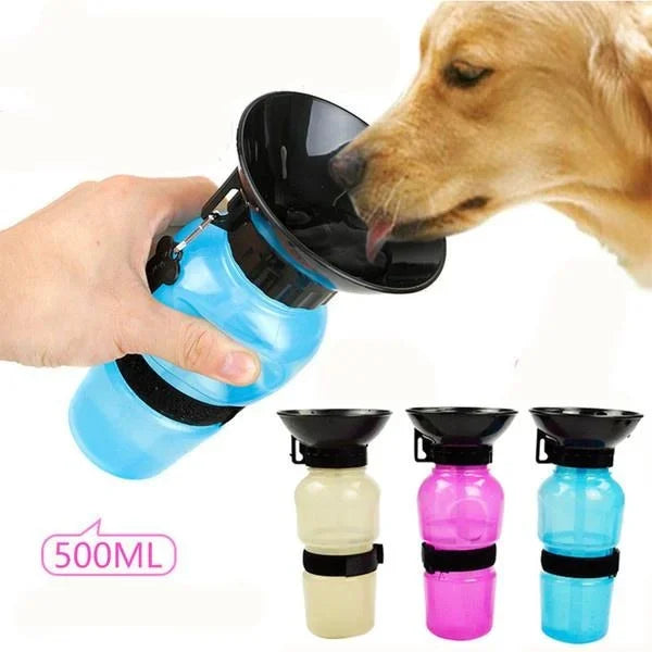 500ml Portable Pet Water Bottle for Dogs & Cats